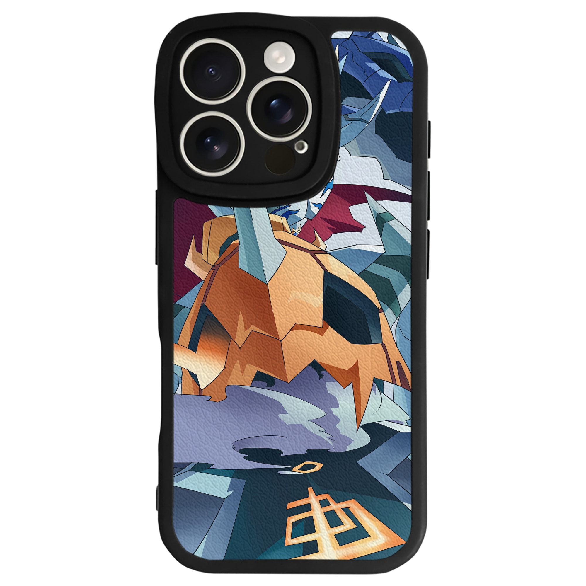 （画像用） Digimon デジタルモンスター/デジモン 【iPhone 16シリーズ対応】シリコンスマホケース（レザー調） 材質：シリコン